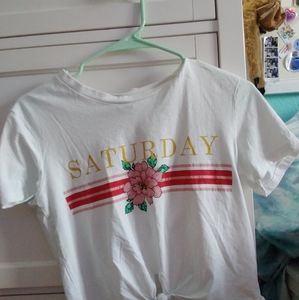 H&M t shirt Saturday
